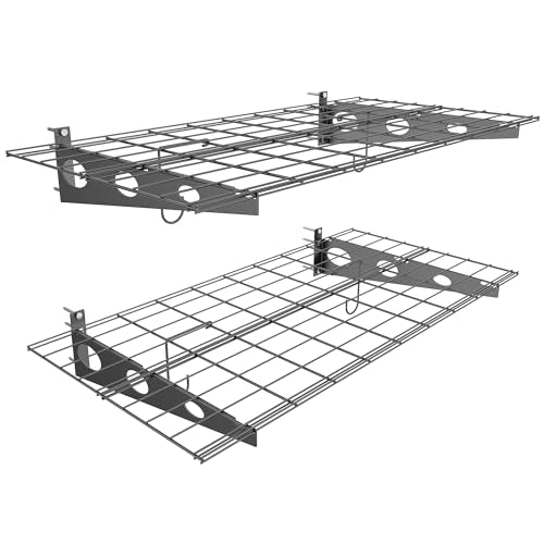 Wall Mounted Garage Wall Shelves (Black)