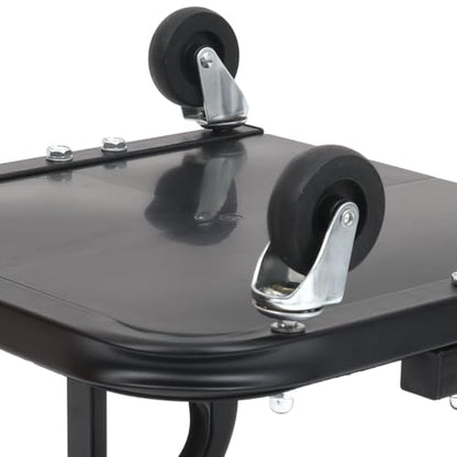 Rolling Creeper Seat with Cushioned Seat