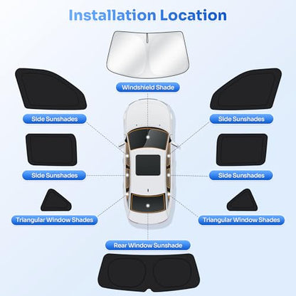 Window Shades for 2015 (Volkswagen E-Golf/Golf GTI/Golf R 2015-2021)