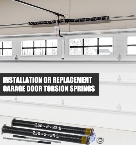 Garage Door Torsion Spring Set (.250x2x33")