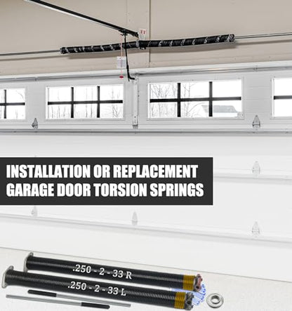 Garage Door Torsion Spring Set (.250x2x33")