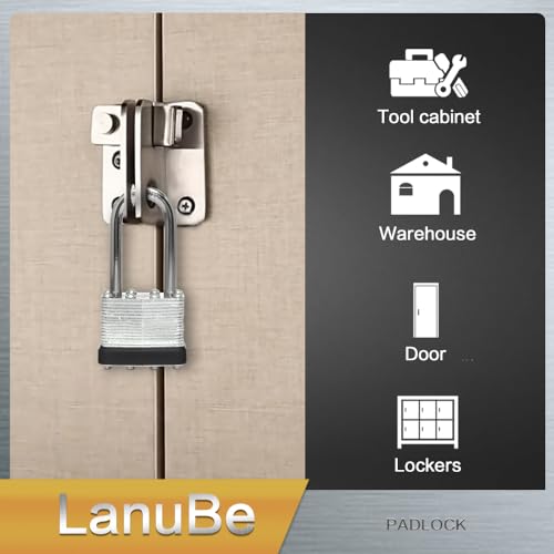 Laminated Keyed Alike Padlock 6 Pack 1.6 (6 pack Black)