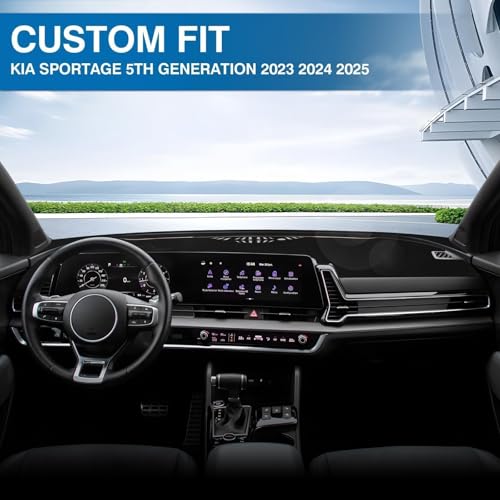 Black Dash Cover for Kia Sportage (Sportage 23-25(black))