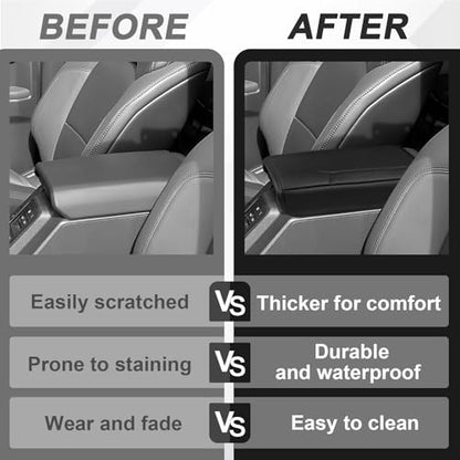Armrest Cover for Ford Bronco 2021 (14) 21-26 |Bronco| Black, Regular)