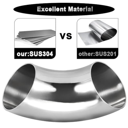 3 Inch 90° Mandrel Bend Elbow (3")