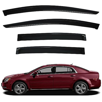 4pcs Window Visors Rain Guards for 2008 (2008-2012 Malibu)