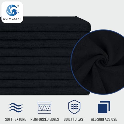 Microfiber Cleaning Cloth (Black)