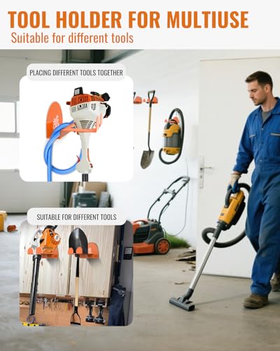 Weedeater Rack & Snow Shovel Hanger (Weedeater Rack-2-PACK)