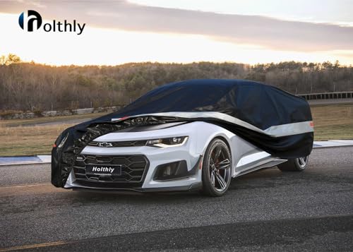 10 Layers Car Cover Custom Fit for Chevy Camaro (Black Gray / Custom Fit for Chevrolet Camaro)