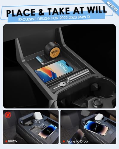 For BMW iX Lower Console Tray (Lower 1 Center Console)