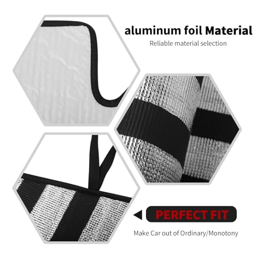 Windshield Sunshade Sun Shade Heat Shield Window Sun Visor Mat for Dodge Durango 2011 (US Flag)