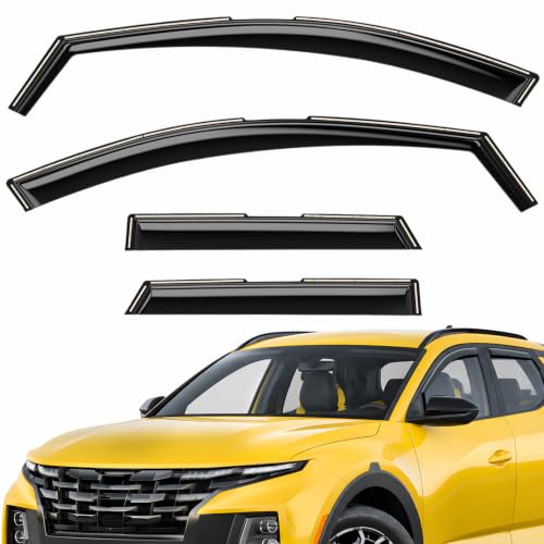 Extra Durable Window Deflectors in (For Hyundai Santa Cruz 22-26)
