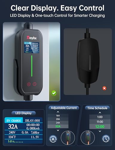 2026 32A Level 2 Fast Charger for Tesla (32A For All Nacs EVs)
