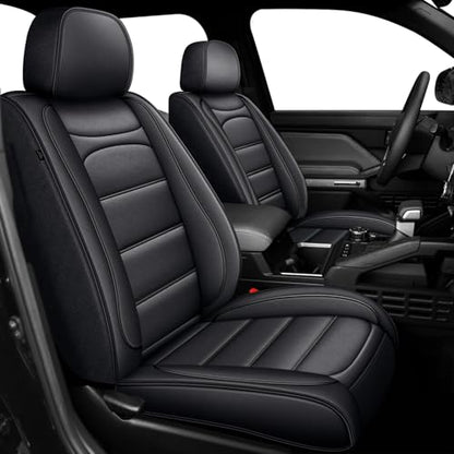 Custom Fit for Ford Ranger Seat Covers 2026 2025 (2 PCS Front #017 Black)