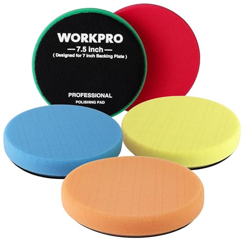 7.5 Inch Buffing Sponge Pads (7.5×7.5×1.2inch)