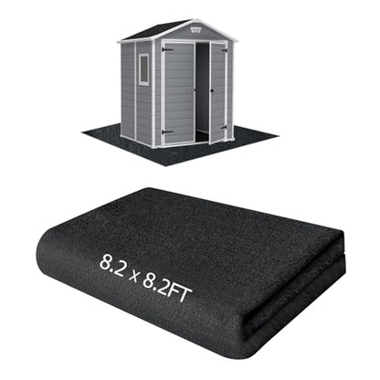 8.2x8.2FT Outdoor Storage Shed Floor Mat (8.2 x 8.2 FT)