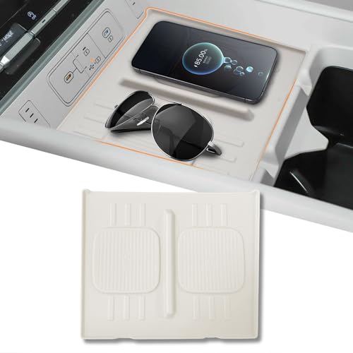 Wireless Charging Pad for 2024 (For Santa Fe 2024-2026 White)