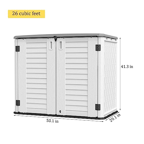 Storage Shed Weather Resistance (white / Standard-26 cu ft)