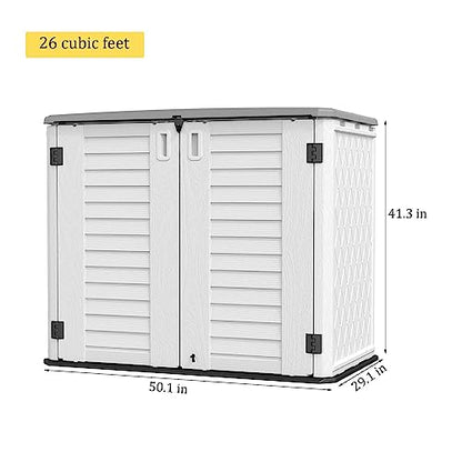 Storage Shed Weather Resistance (white / Standard-26 cu ft)