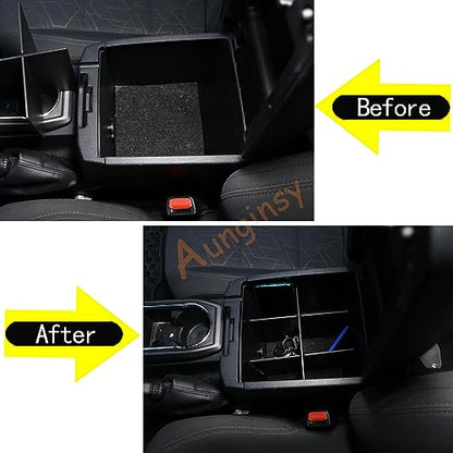 Car Center Console Armrest Storage Box Dividers Fit Toyot@a Tacoma 2016 (Armrest Storage Box Divider)