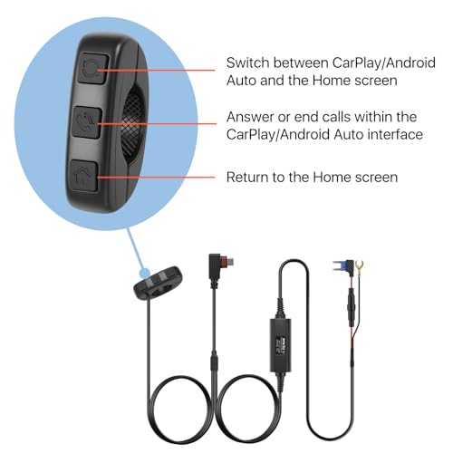 5 Inch Motorcycle CarPlay Screen with TPMS Sensors (5-Inch with TPMS Sensors)