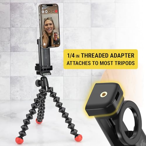 SMSTRVL MagSafe Airplane Phone Holder Mount (Travel / Desk / Office / 1 Pack / Black)