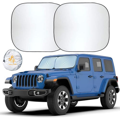 2 Piece Jeep Windshield Sun Shade (X-Small)