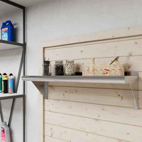 10 in. x 30 in. Stainless Steel Wall Mount Shelf (10 in. x 30 in.)