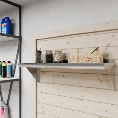 10 in. x 30 in. Stainless Steel Wall Mount Shelf (10 in. x 30 in.)