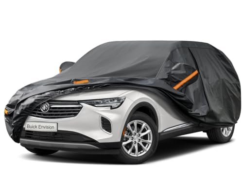 7 Layers Waterproof SUV Car Cover for Buick Envision 2015 (PE-Black / Custom Fit Buick Envision)