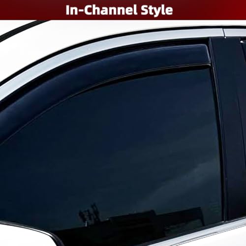 in Channel Window Visors Rain Guards Fit for Toyota Highlander 2014 (For 2014-2019 Highlander)