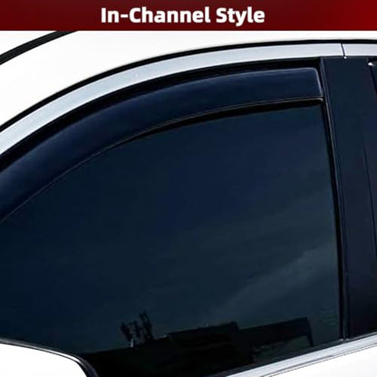 in Channel Window Visors Rain Guards Fit for Toyota Highlander 2014 (For 2014-2019 Highlander)