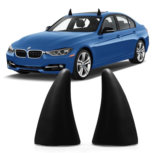 Car 3D Devil Horns Sticker (Classic Black)