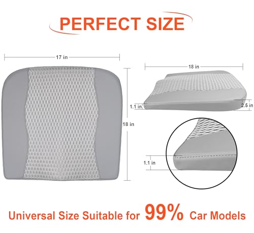 Car Seat Cushion (4d Mesh Gray)