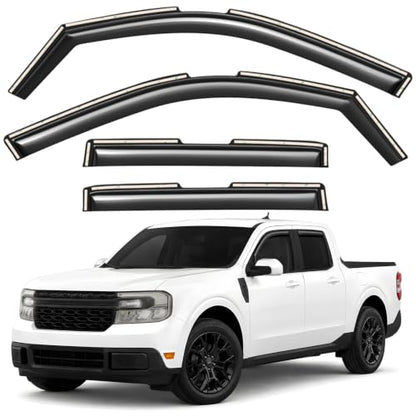 Window Deflectors Smoke Tinted in (For Maverick 22-26)