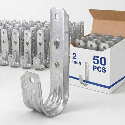 50 J Hooks for Hanging Heavy Duty J Hooks (2 Inch)