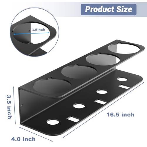 Spray Bottle Holder Wall Mount (Holds 8 Cans)