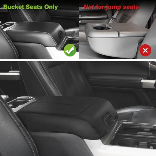 Armrest Cover for Ford F150 2015 (4) 17-22 |F250/F350/F450| Bucket Seat, Regular)