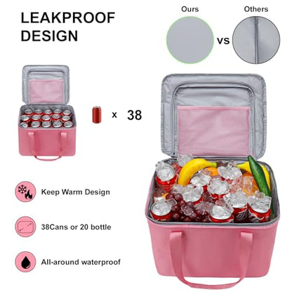 Car Trunk Organizer and Storage for Car (Pink / Large)