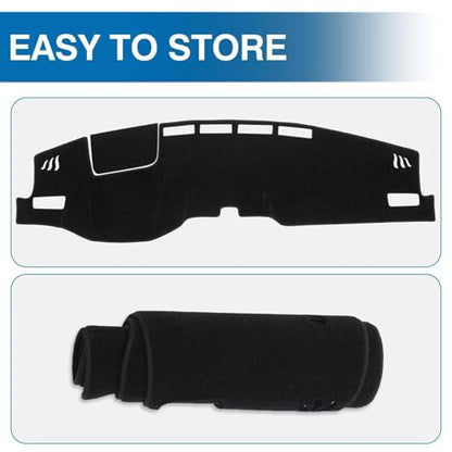 Black Dash Cover for Toyota Venza 2021 2022 2023 2024 (Venza 21-24(black))