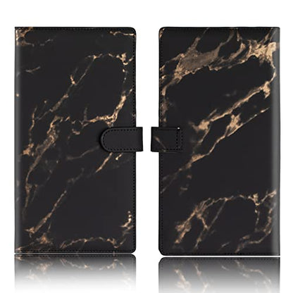 Car Registration and Insurance Card Holder (T Marble Black)