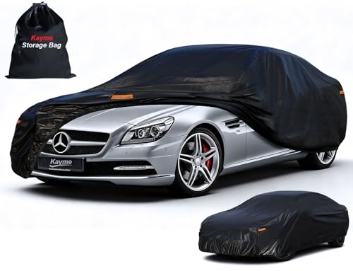 7 Layers Waterproof Car Cover for Mercedes Benz SLK Class 1996 (PE-Black / Custom Fit Mercedes-Benz SLK)