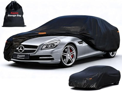 7 Layers Waterproof Car Cover for Mercedes Benz SLK Class 1996 (PE-Black / Custom Fit Mercedes-Benz SLK)