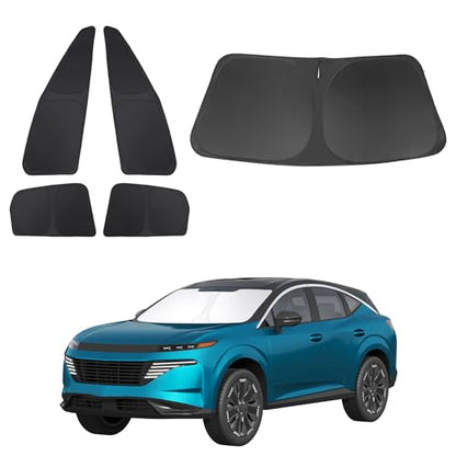Window Shades for Nissan Murano 2025 2026 Accessories Car Side Full Windows Rear Windshield Sun Shade Sun UV Rays & Privacy Protection for Camping 5PCS (for Nissan Murano 2025 2026)