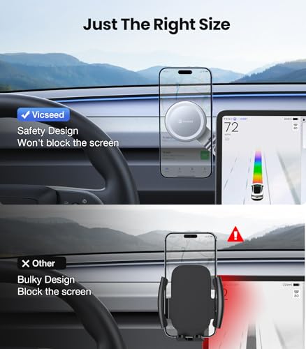 Tesla Phone Mount for Model 3 (Quicksilver)