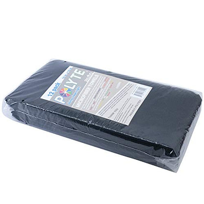 300 GSM Multipurpose Microfiber Cleaning Towel (Black)