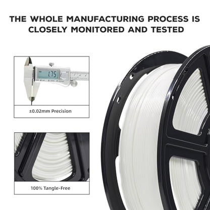 PLA Filament 1.75mm (White)