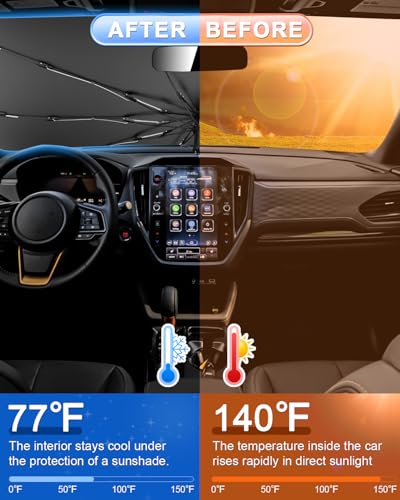 for 2026 Subaru Forester Car Windshield Sun Shade Umbrella (2025 2026 Forester)