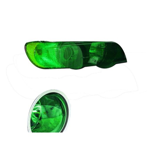 12 by 48 Inches Self Adhesive Headlight (12 X 48 / Green)