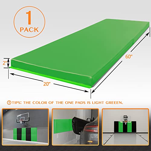 1 Pack Wall Protection Pad (60" x 20" x 2" / 1 PACK / LIGHT GREEN)